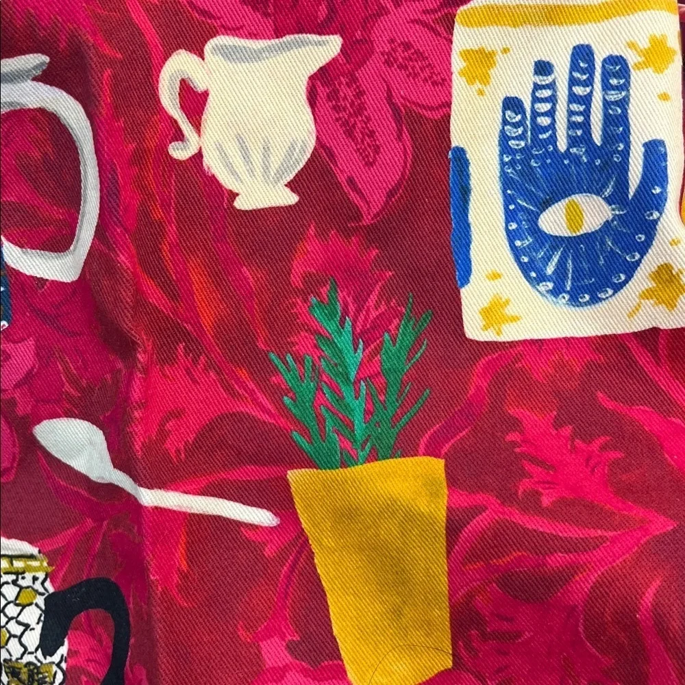Anthropologie Gather New With Tags Kitchen Towel Multicolor Artistic